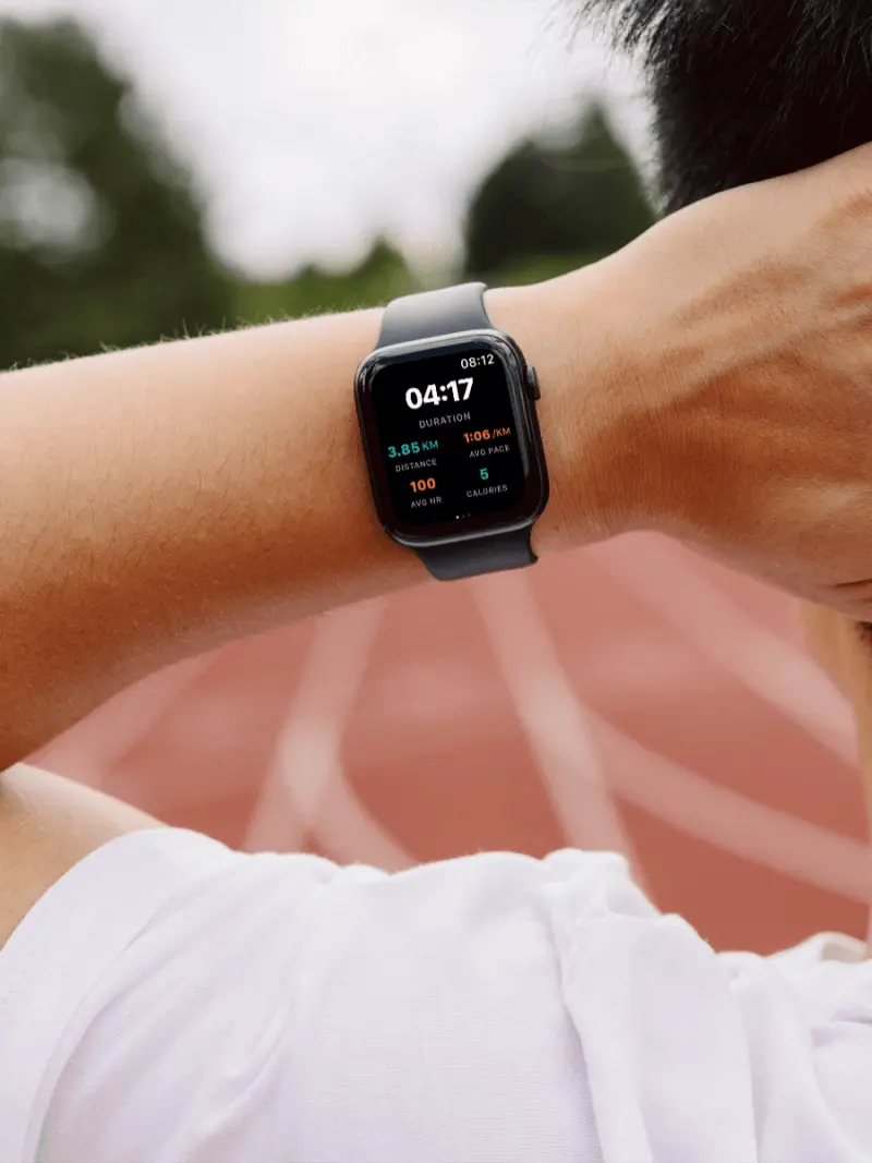 RunV app on smart watch