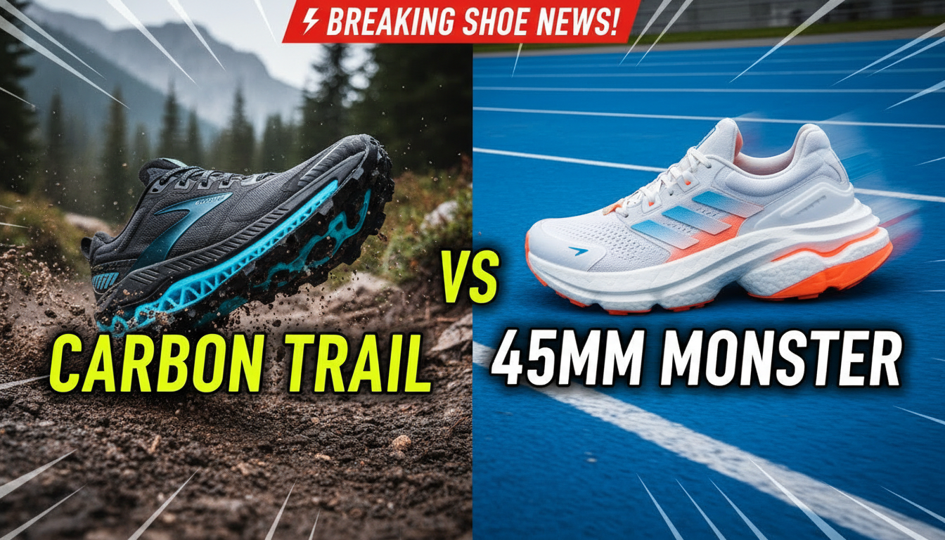 Breaking: Brooks Drops Carbon Trail Racer, Adidas Unleashes 45mm Super‑Trainer
