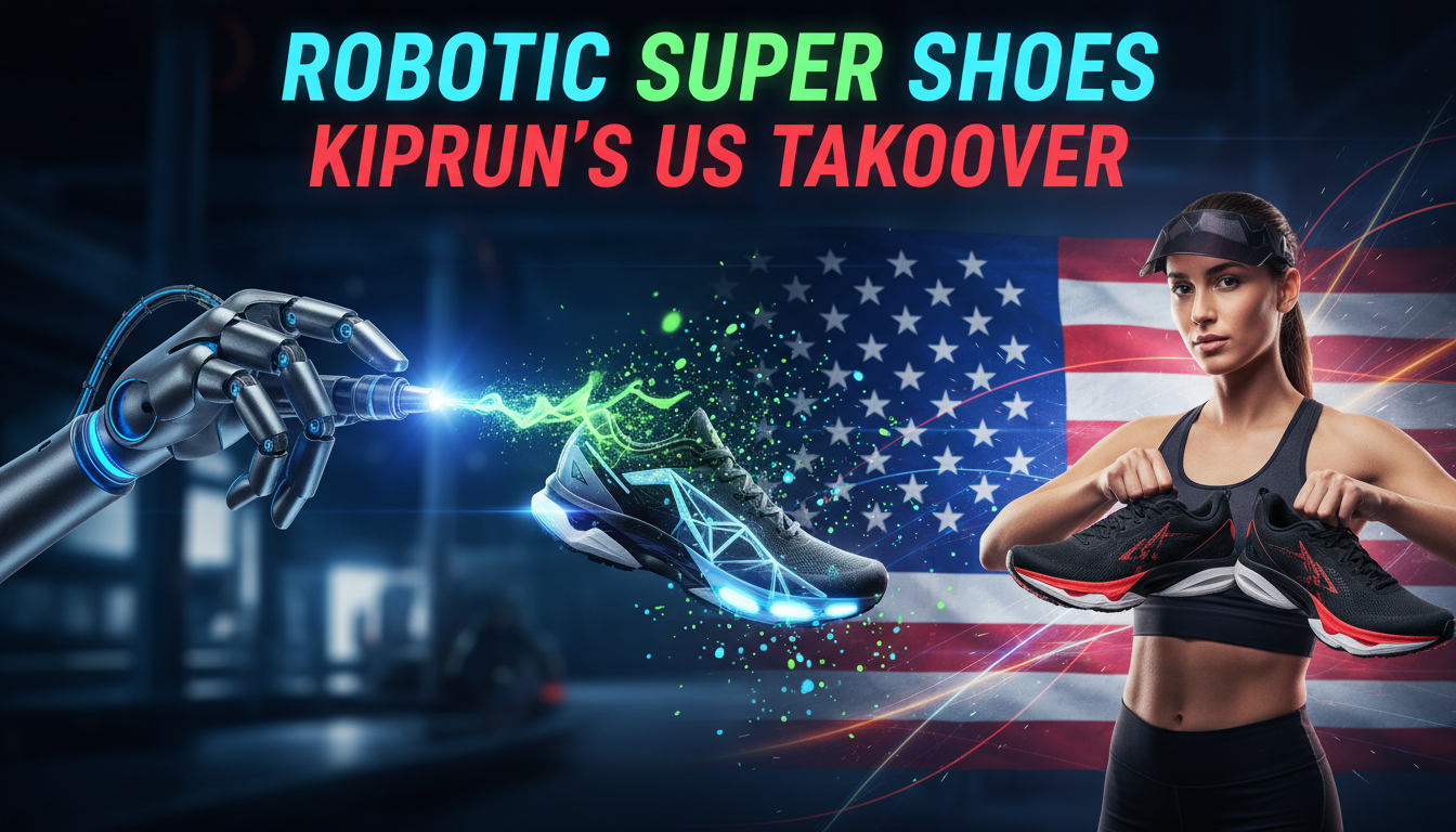 Robot-Sprayed Super Shoes and Kiprun’s Bold US Debut