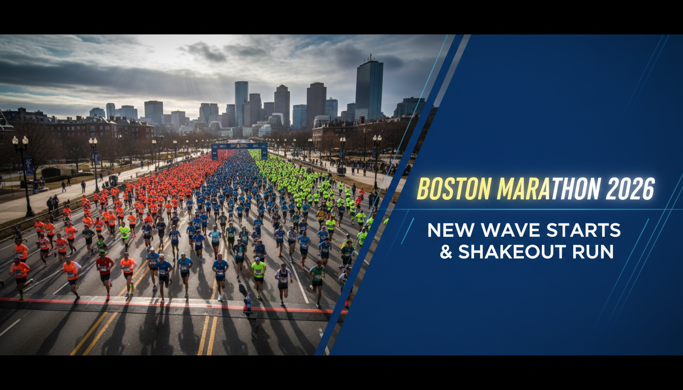 Boston Marathon 2026 Unveils New Wave Starts, Shakeout Run