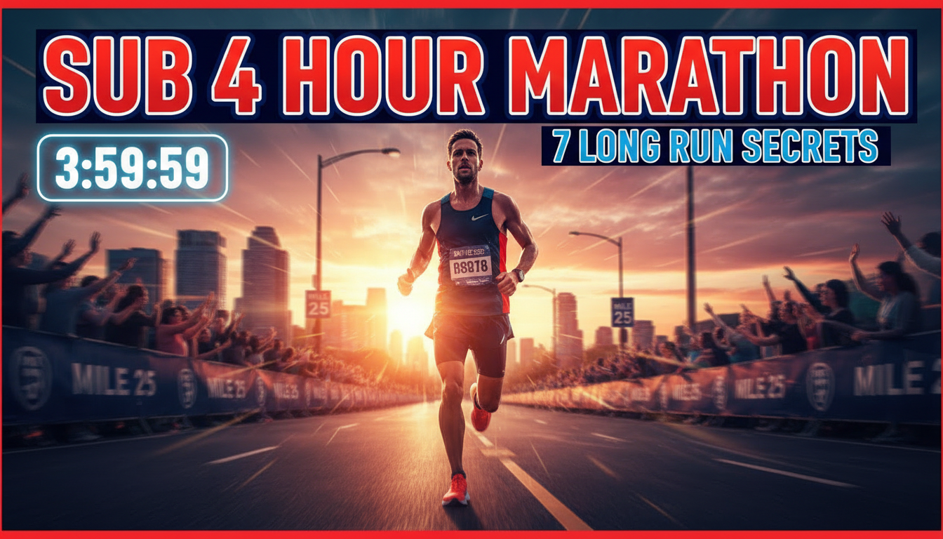Sub 4 Hour Marathon: 7 Proven Powerful Long Run Secrets