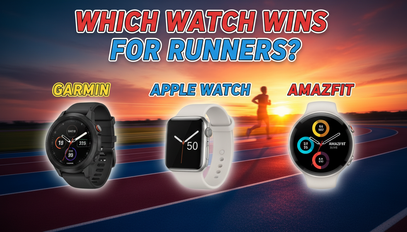 Garmin, Apple or Amazfit: Which Watch Wins for Runners?